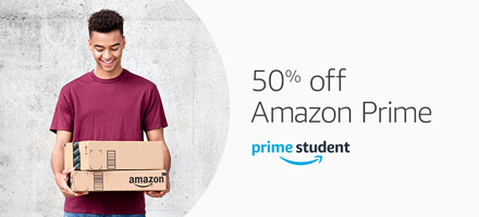 50% off Amazon Prime Student