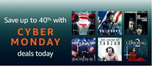 The year's best promo on the year's best movies & TV shows through Amazon's Black Friday & Cyber Monday deals week