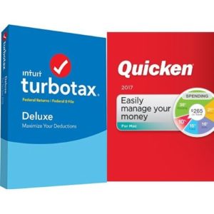 promo on TurboTax 2016 and Quicken 2017 