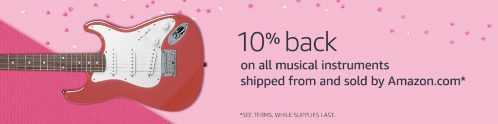 Summer 2017 bonus extra 10% on all musical instrument