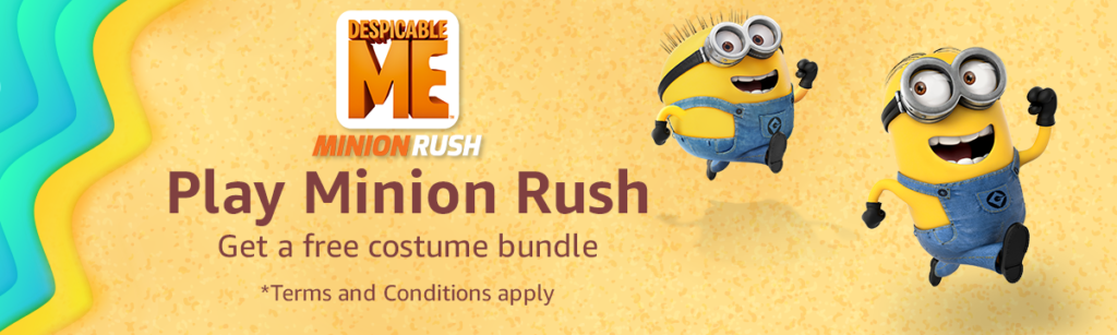 Summer promo on Minion Rush with Amazon Coins