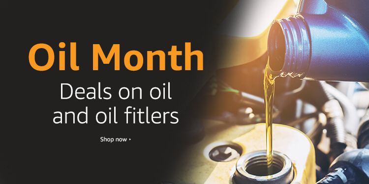 Oil Month promo, Amazon deals on oil, oil filters