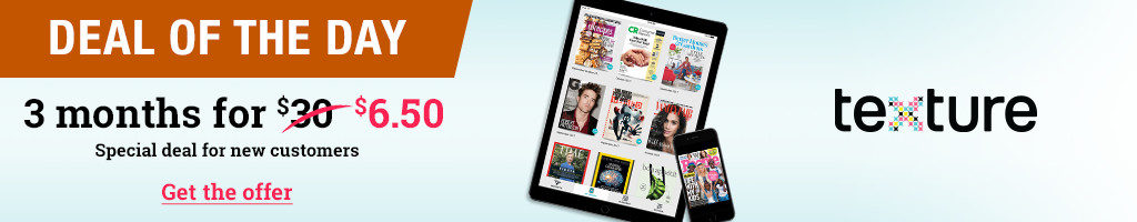 Flash promo on subscriptions to top print & digital magazines Amazon