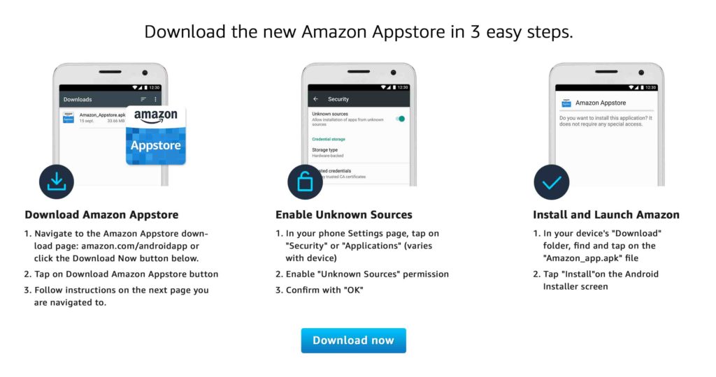 download the all new Amazon Appstore 