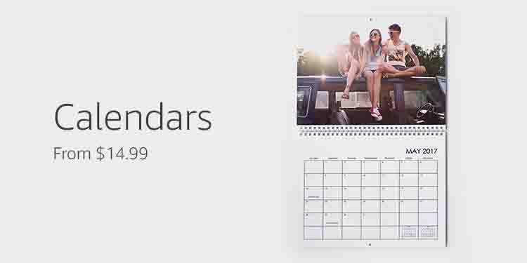 promo code '2FREE' for calendars