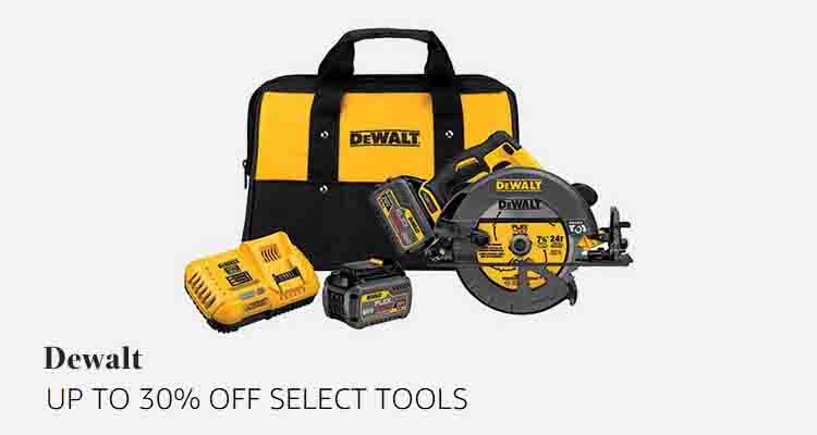 30% off DEWALT products