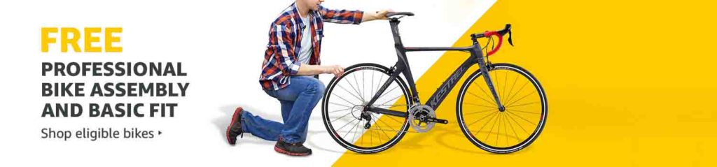 Free professional bike assembly Amazon Home Service