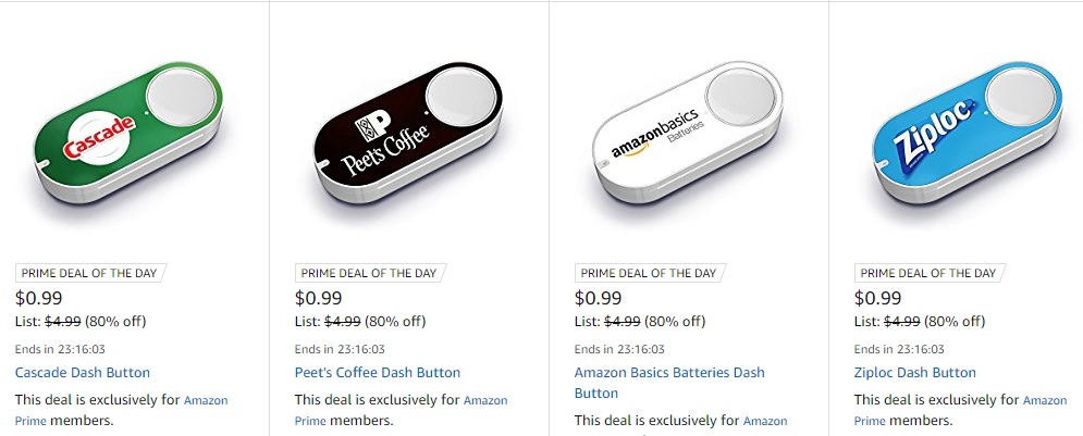 Amazon Dash Button daily delightful promo