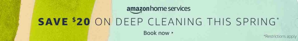  $20 off promo for Amazon Home Service