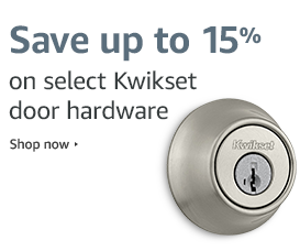Kwikset door hardware with Amazon promo code