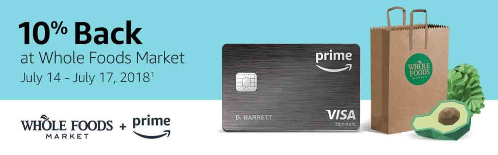 The latest benefits on promo through Amazon Prime Store Card (Rewards Visa Card)