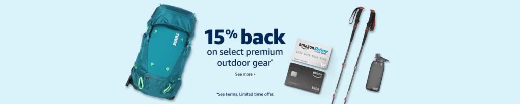 The latest benefits on promo through Amazon Prime Store Card (Rewards Visa Card)