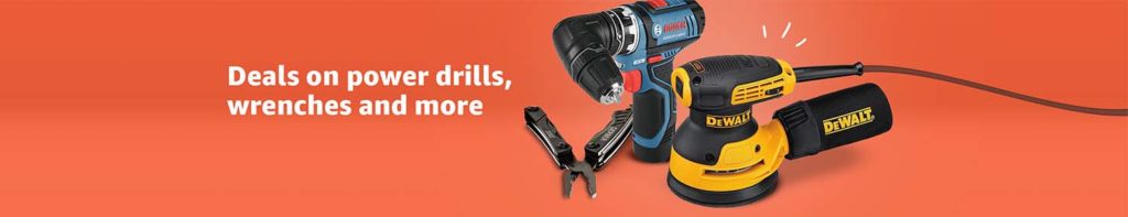 promo for Tools & Home Improvement Amazon