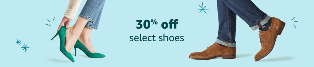 30% off early Black Friday promo for shoes and accessories Amazon