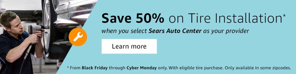 Black Friday promo for Automotive Parts & Accessories Amazon