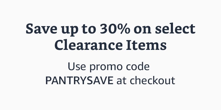 30% off promo code 'PANTRYSAVE' for Amazon Prime Pantry Clearance