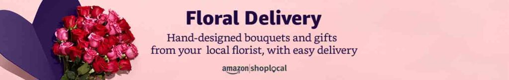 Valentine's Day floral delivery with promo Amazon