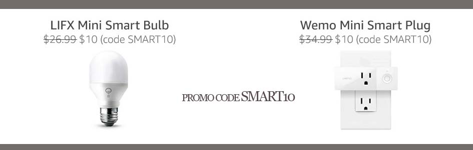 Promo codes for Amazon smart bulb/plug