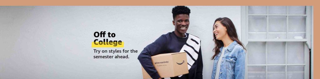 Amazon Off to College store Prime Day 2019 promos