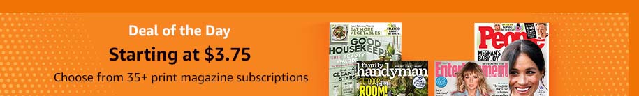 subscriptions to top print & digital magazines Amazon