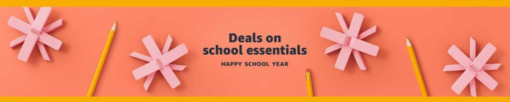 Season big promo on Back to School event Amazon