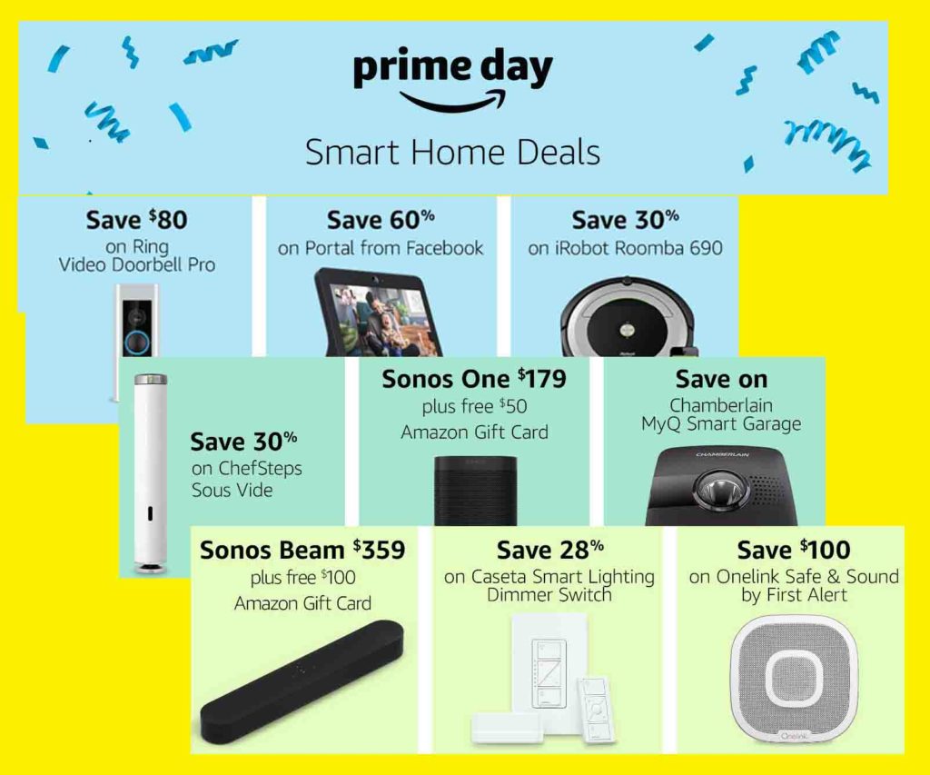 Smart electrical appliances promos at Amazon Smart Home