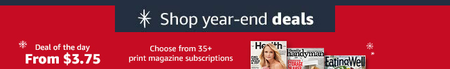 magazine subscription promo