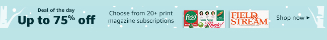 magazine subscription promo