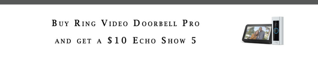 Ring Video Doorbell promo