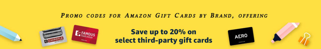 promo codes for Amazon Gift Cards Brand