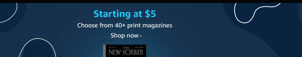 magazines subscription promos