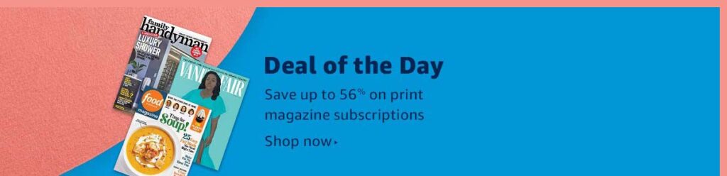 magazine subscriptions