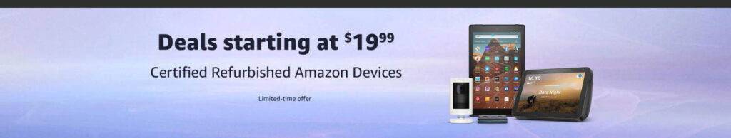 Certified Refurbished Amazon Devices