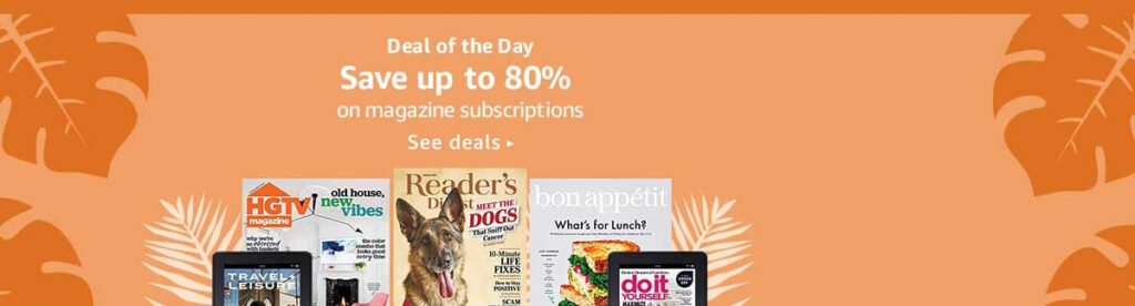 Amazon Magazine Subscriptions