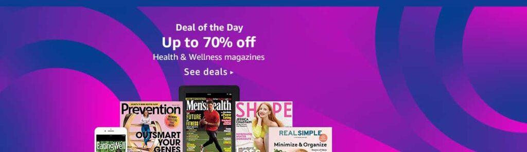 Amazon magazines subscription