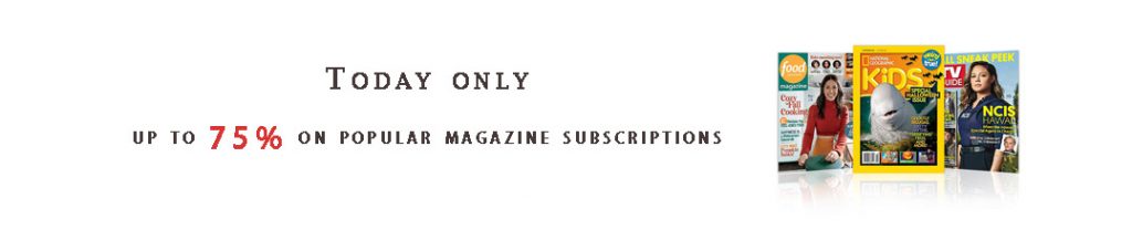 magazine subscription promos
