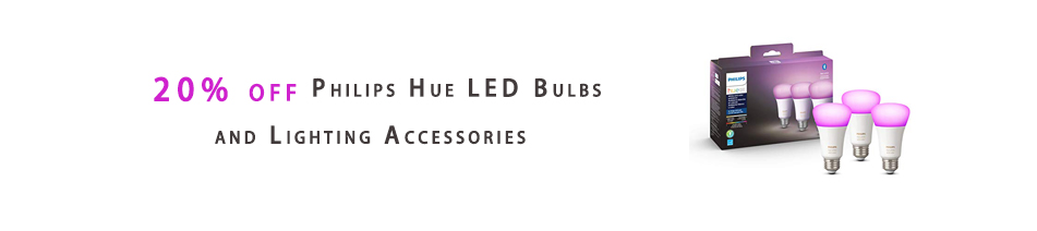 Philips Hue LED Bulbs and Lighting Accessories