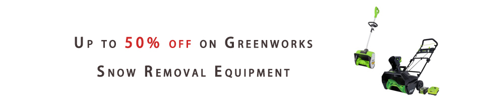Greenworks Snow Removal Equipment