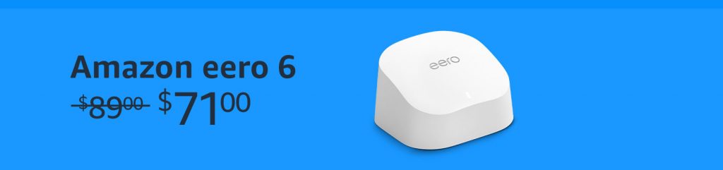 eero 6 dual-band mesh Wi-Fi 6 router