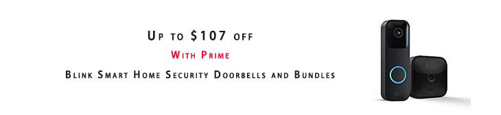 Blink Smart Home Security Doorbells