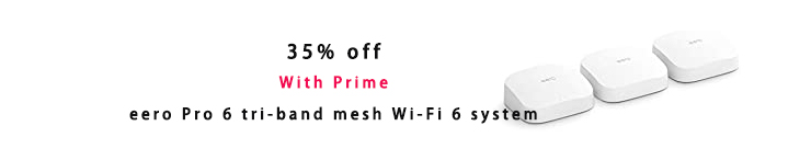 Amazon eero Pro 6 mesh Wi-Fi 6 system