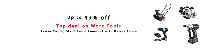 Worx Holiday Deals: Power Tools, DIY & Snow Removal with Power Share
