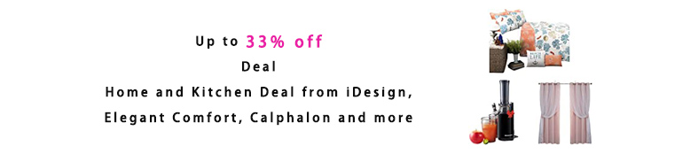 Home and Kitchen Deal from iDesign, Elegant Comfort, Calphalon