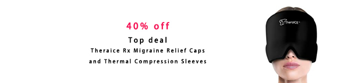 Theraice Rx Migraine Relief Caps and Thermal Compression Sleeves