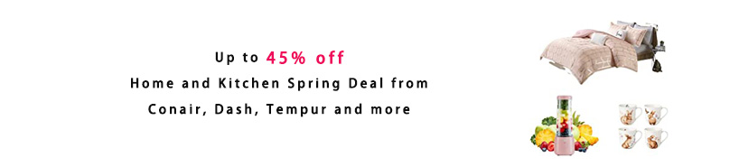 Home and Kitchen Spring Deal from Conair, Dash, Tempur