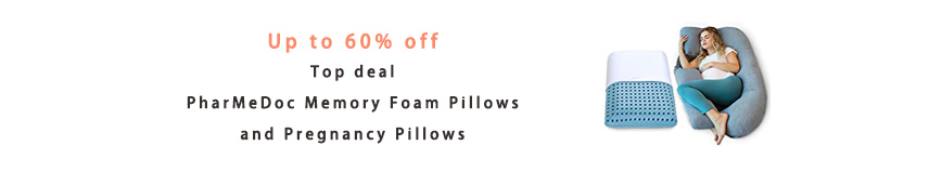 PharMeDoc Memory Foam Pillows and Pregnancy Pillows