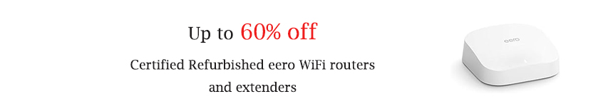eero WiFi routers and extenders